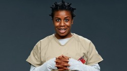 lesbianese:  perceptualbliss:  Uzo Aduba.  Dude she is so fucking beautiful and also Crazy Eyes is one of my favorite characters.   HER ARMS!!!