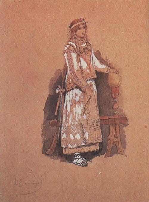 Maiden, 1885, Viktor Vasnetsov