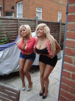Extremesexandcigarettes:  Holy Fucking Blond Teen Bimbos - I Want To Tie Them Both