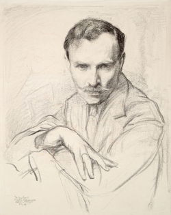 19thcenturyboyfriend:Portrait of Martin Birnbaum,