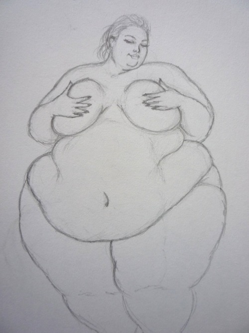 “Boobs, Butt, Belly” Just some random old sketches I dug up.