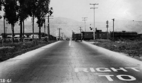 yesterdaysprint:Alameda Street, Burbank, 1928