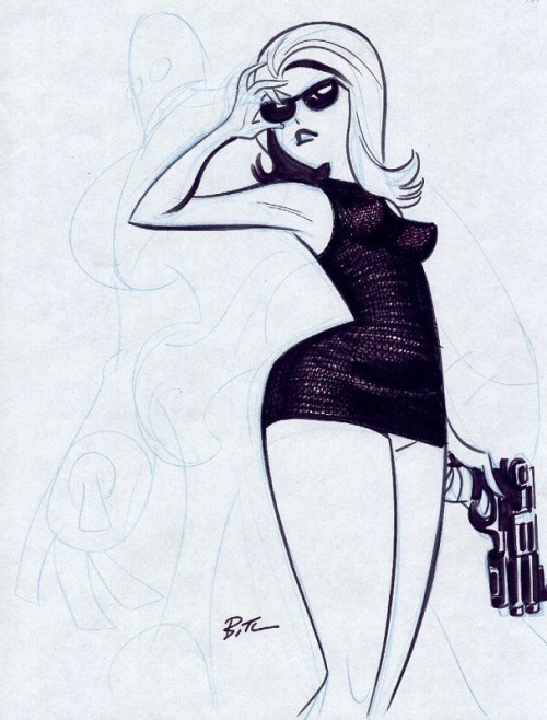 cooketimm: Spy Girls by Bruce Timm