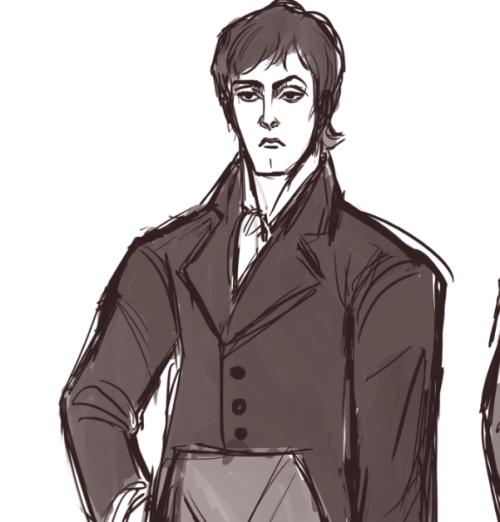 Wanted to practice stylization. Referenced from a screenshot from Pride and Prejudice. 