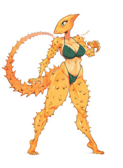 ffuffle:  Horridus From The Savage Dragon comic series.She’s one of my favourites 