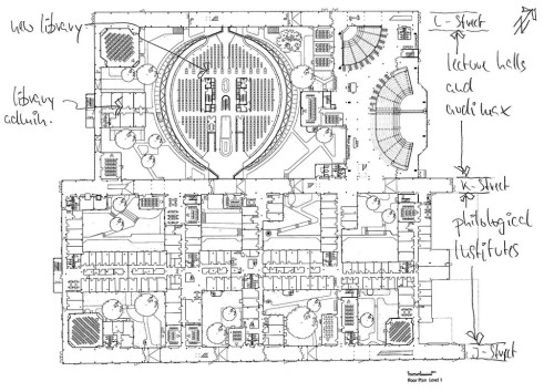 Norman Foster, Philological Library at Berlin Free University, 2001-2005. Foster + Partners. Pic Sou