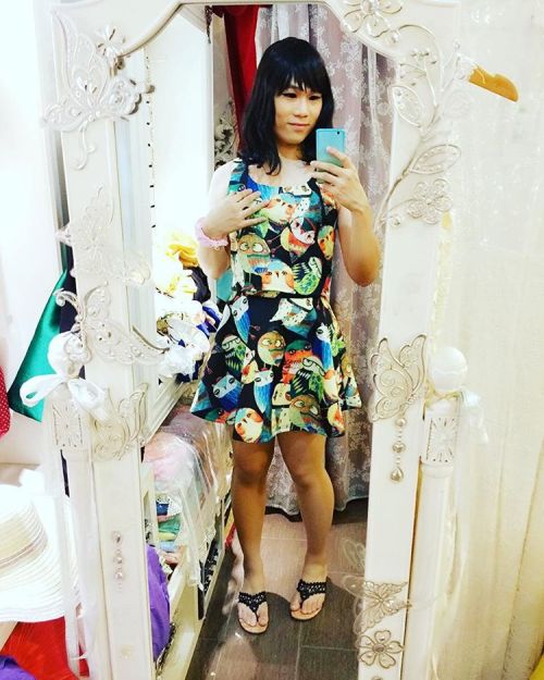 cutiemeiko: Owls… Owls everywhere ;) #crossdresser #newhalf #cutiemei #男の娘 #女装男 #伪娘 #kawaiifashion #