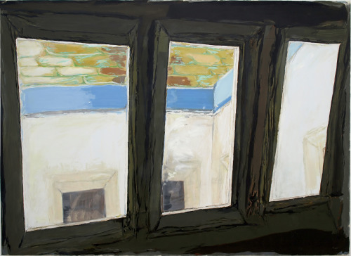 Micha Patiniott: Inside Out, 2008, oil on canvas, 150x120 cm