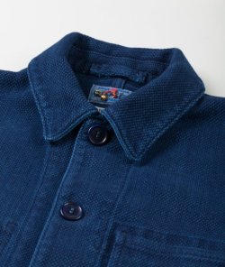 breathnaigh:Blue Blue Japan sashiko coverall jacket.