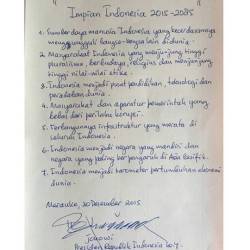 Impian Indonesia 2015-2085