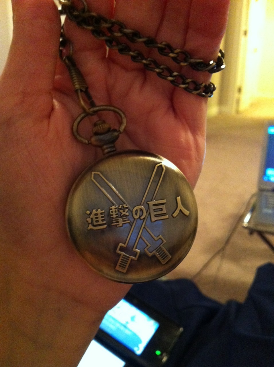 karcuddles:  went to chinatown today and bought the raddest pocketwatch omg 