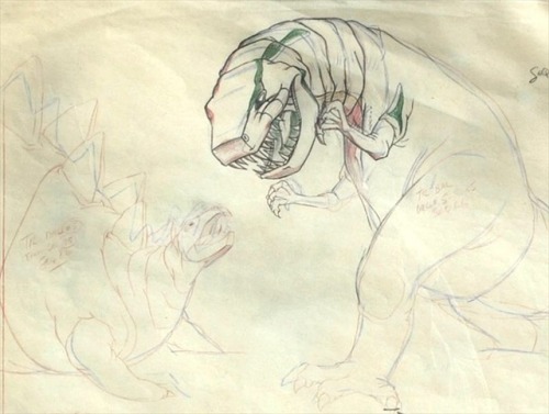 Setting the scene: from the drawing board to the screen, the great T. Rex segment from Disney’