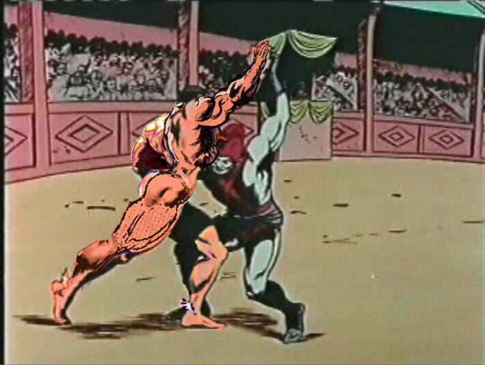 He is not Â the Superman, but he is equally sensual and also tormented by the ghost