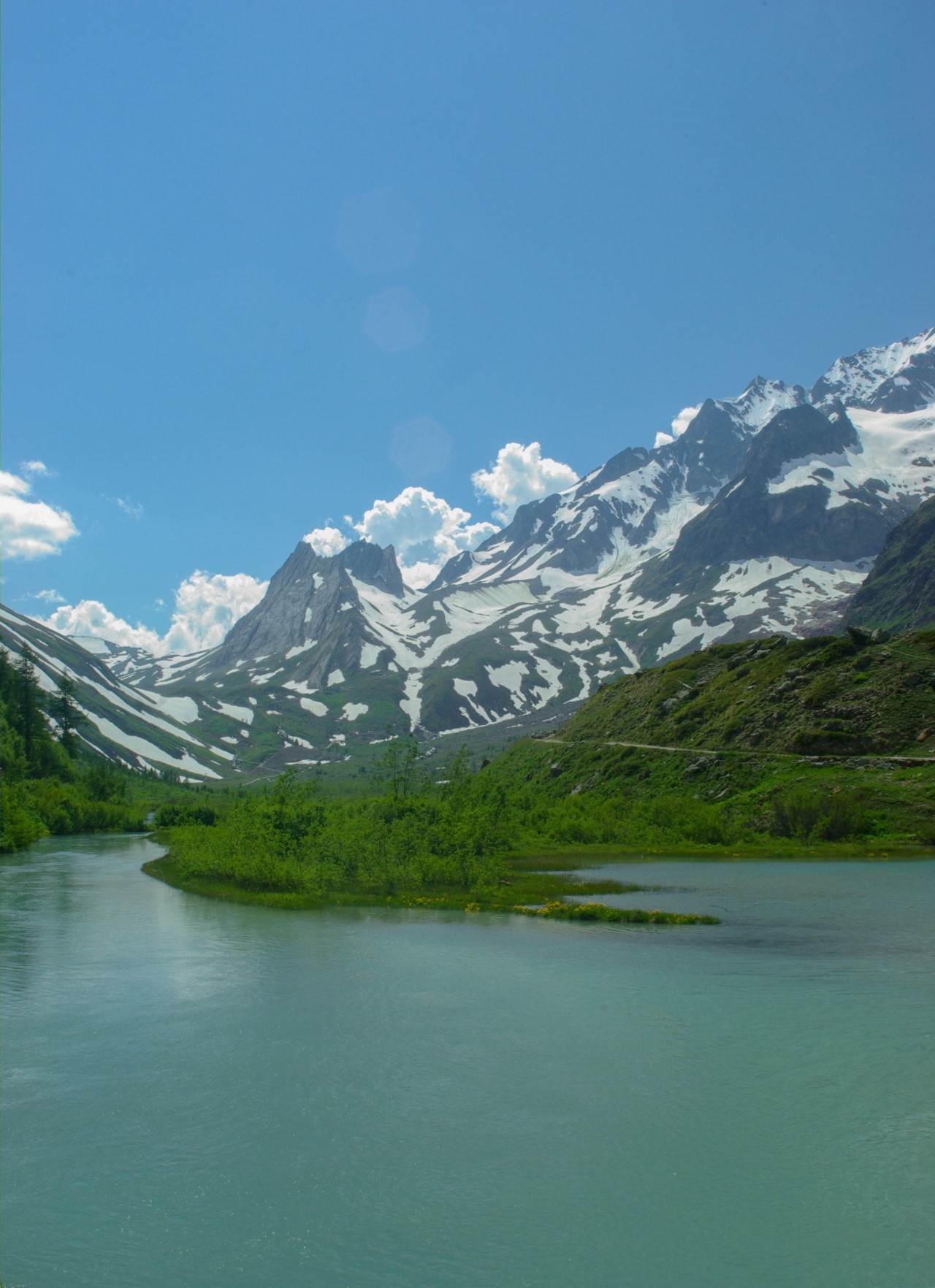 The Earth Story Lago Combal Val Veny