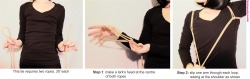 Fetishweekly:  Shibari Tutorial: Side Hitch Harness ♥ Always Practice Cautious