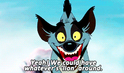  raven♥ requested: hyenas + quotes 