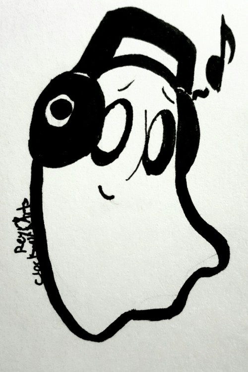 reym0: inktober 7 napstablook~