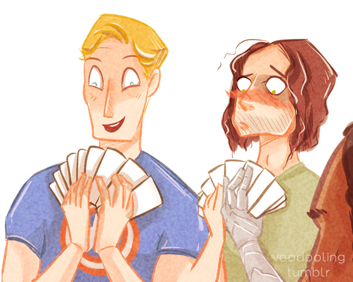 meeshay:  superfizz:  voodooling:  The gang is playing Cards Against Humanity and
