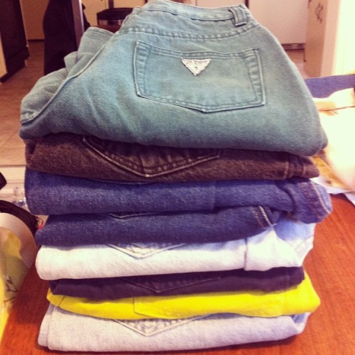 Lots of new denim ready to be cutoffs!!! Gearing up@for spring!