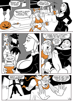 inkstash:  A commissions Halloween comic