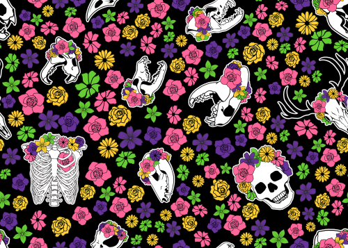 magicalshopping: ♡ Lesbian Pride Bones & Florals Dress (XS-5XL) by NerdyKeppie ♡ ♡ Use the code 