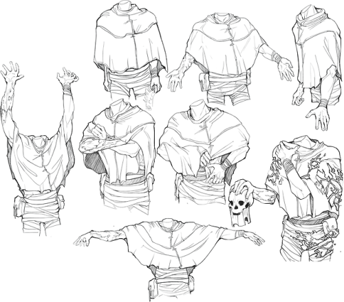 spider-whispers:My Wraith studies and doodles