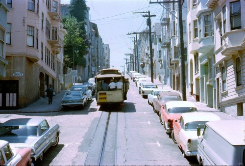 parkmerced:Even in 1965, we were riding in cable cars. Vintage SF. San Francisco, CA