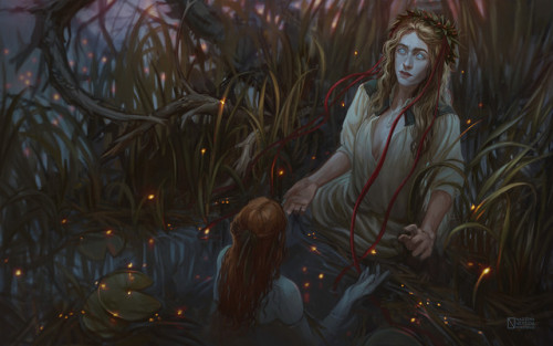 The Offering: Rusalka  Marzena Nereida PiwowarP www.artstation.com/artwork/YnYyY