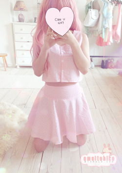 amaitohiko:  Pink Gingham two piece | 6ks (photo heavy) Read More 