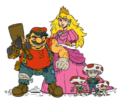 yesthisisaaron:Hello and welcome to my super mario fantasy-esque alternate universe hope you enjoy y