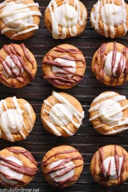 foodffs:  PUMPKIN CREAM CHEESE THUMBPRINT