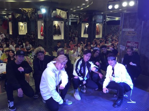 The Rampage from Exile Tribe performs at HIGH&LOW THE BASE