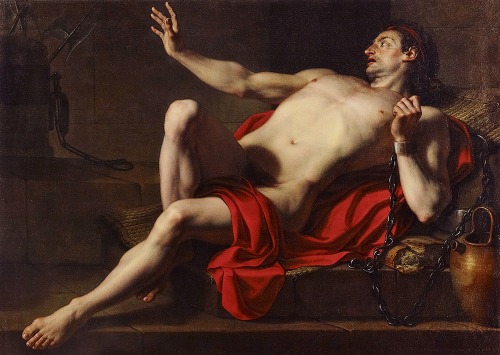 hadrian6:  A Prisoner. 1782-86. Jean Pierre Saint Ours. Swiss 1752-1809. oil/canvas.         http://hadrian6.tumblr.com