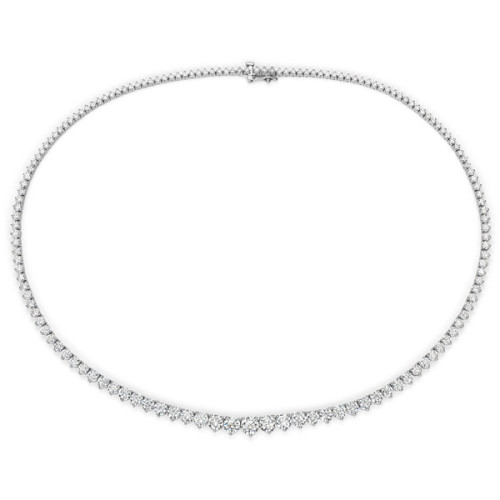 Blue Nile Graduated Diamond Eternity Necklace (see more diamond jewelry)