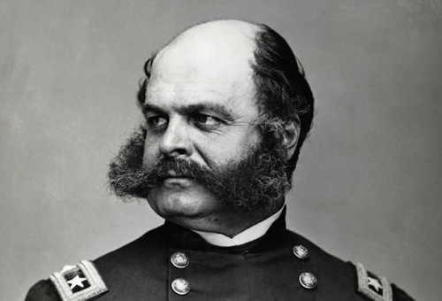 General Ambrose Burnside (Union) The undoubted master of American Civil War facial hair, Burnside&am