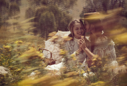 poisoned-apple: - lost in time: teresa palmer and phoebe tonkin by will davidson for vogue australia