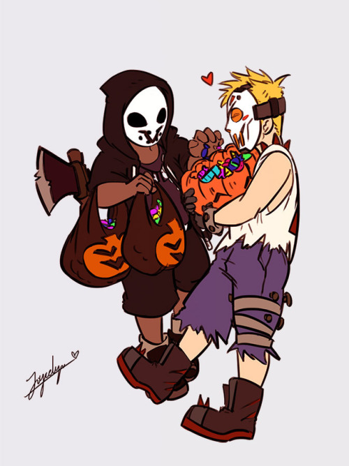  Halloween BFFs Shenanigans Some halloween nonsense doodles from twitter. I jus really want to draw 