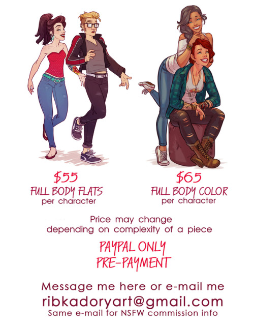 ribkadory:OPENNote me or send an e-mail at ribkadoryart@gmail.com Commissions are still open!