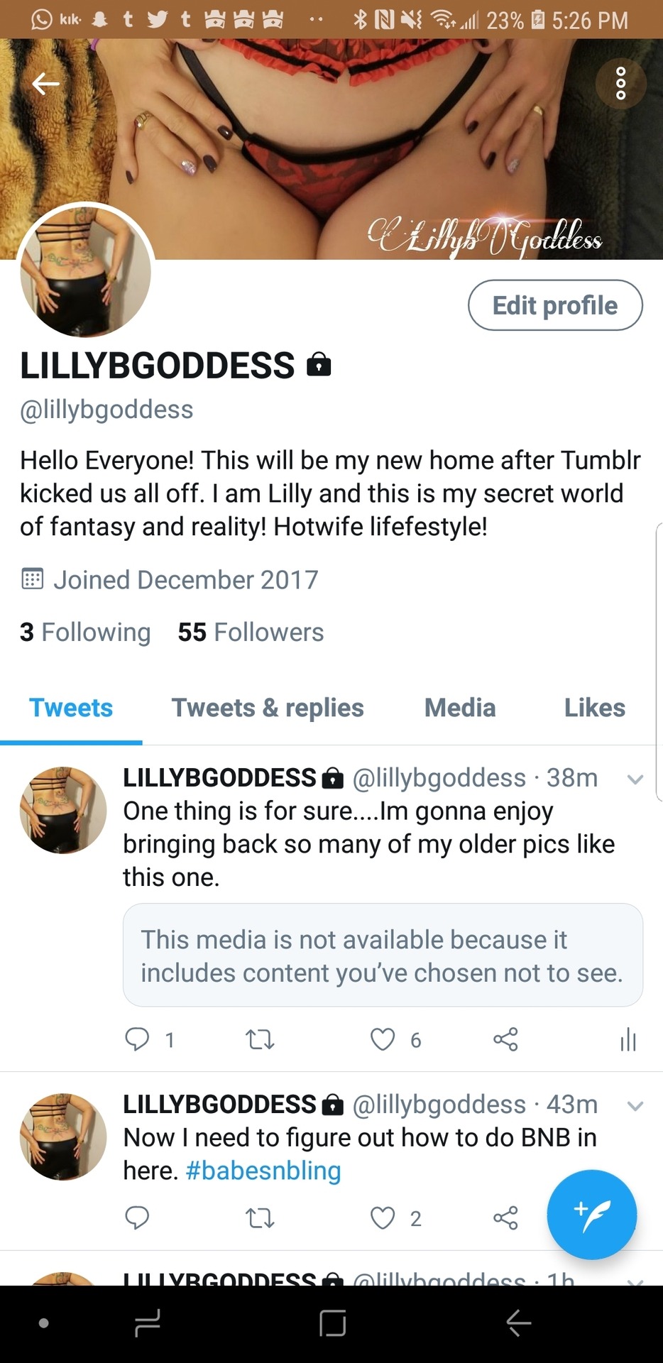 lillybgoddess: My new home. Come follow me! Check out LILLYBGODDESS LILLYBGODDESS