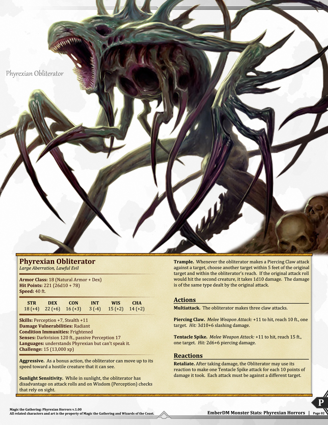 Magic The Gathering Black Creatures Phyrexians Vampires Bats V1 00 