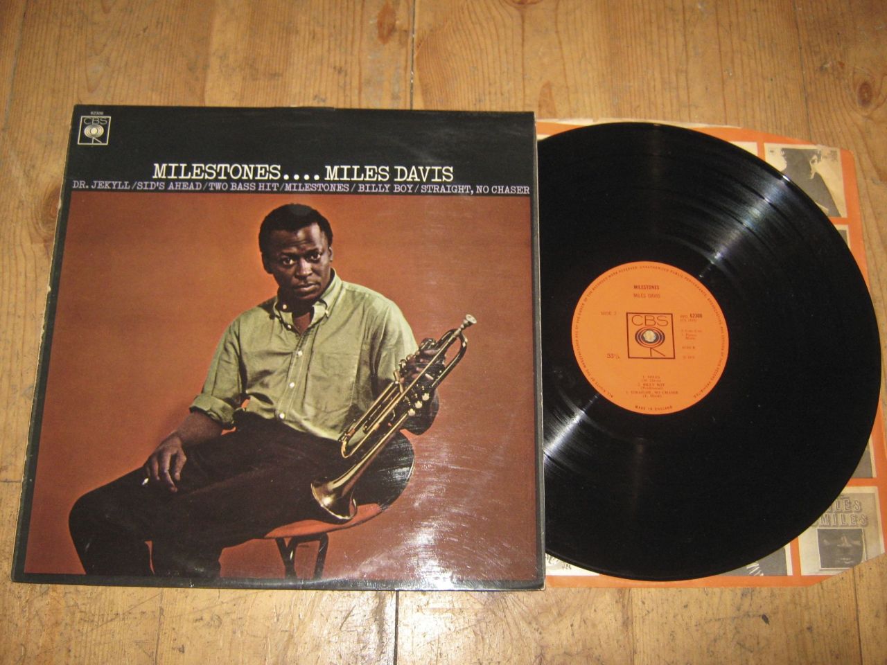 lpcoverart:  MILES DAVIS Milestones UK CBS RECORDS VINYL LP BPG 62308 MONO http://cgi.ebay.co.uk/ws/eBayISAPI.dll?ViewItem&amp;item=161134783932