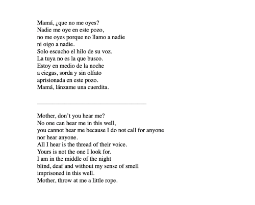 regretsandinsomnia:Elena Garro, excerpt from a poem in “Cristales de Tiempo: Poemas de Elena Garro” 