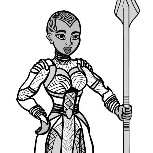 call-me-kayyyyy:Okoye Paper DollsThis is a little sneak peak of an my activity page for  @coloring-f