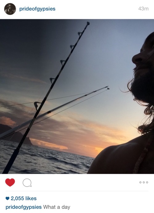 hawaiian-jesus:A bunch of new Instagram pics from todayHe was born to be the King of Atlantis