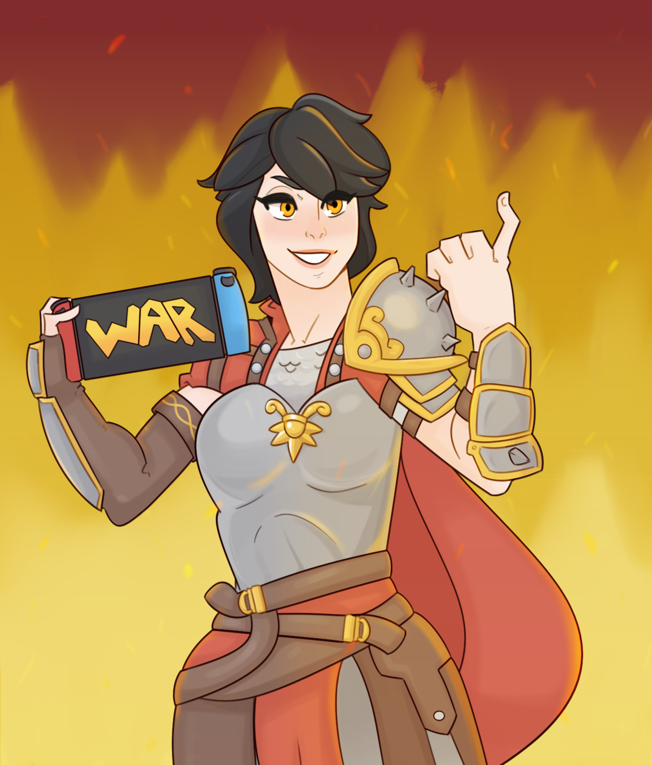 Started playing this again since it got released on switch. So have a feisty Bellona.