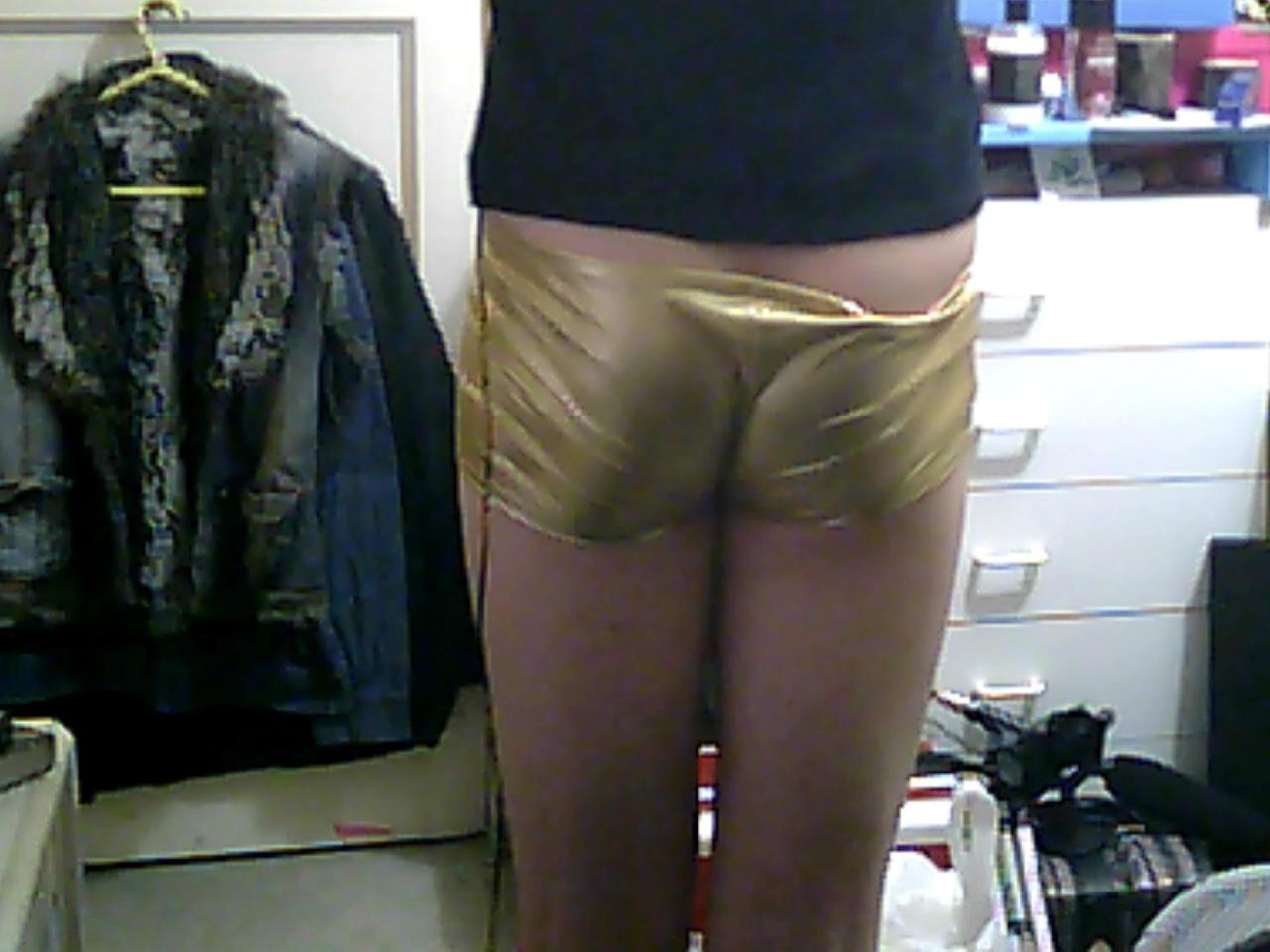   Happy National Underpants Day! (8 / 8)Hurray! Golden booty shorts for dat golden