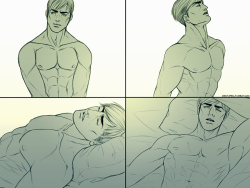 diesturbia:  Just wanted to draw some bottom!Erwin and his expressions. Because..ya know, reasons :D