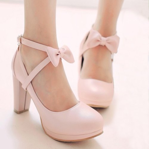 ♡ Ribbon Heels - Buy Here ♡Free Shipping Worldwide!Please like, click the link and reblog if you can