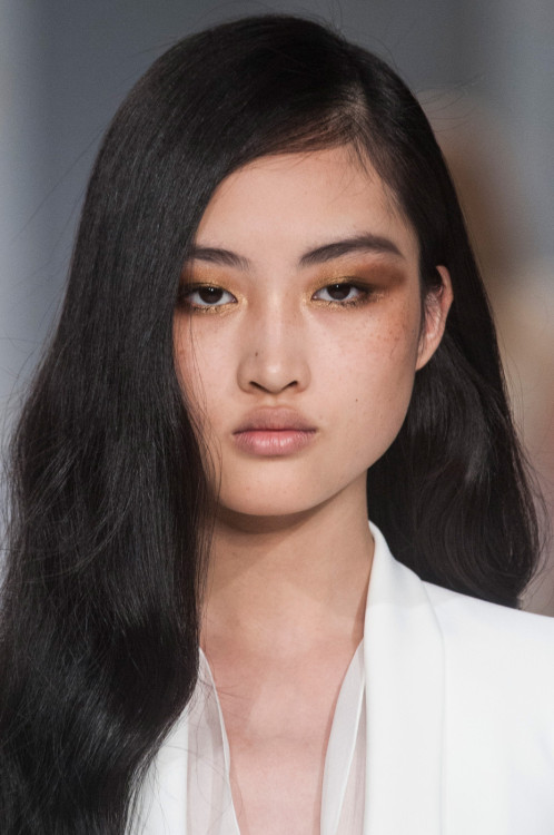 Jing Wen at Genny ss14 - Milan