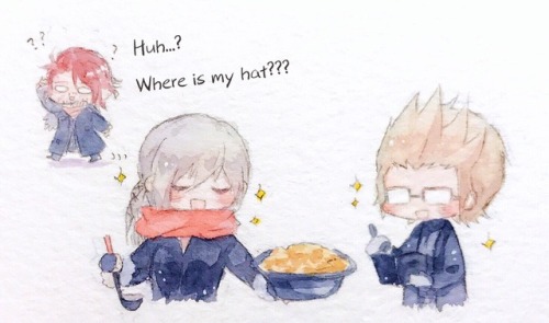 stluc123:  OH I think the bowl looks like Ardyn’s hat 🎩